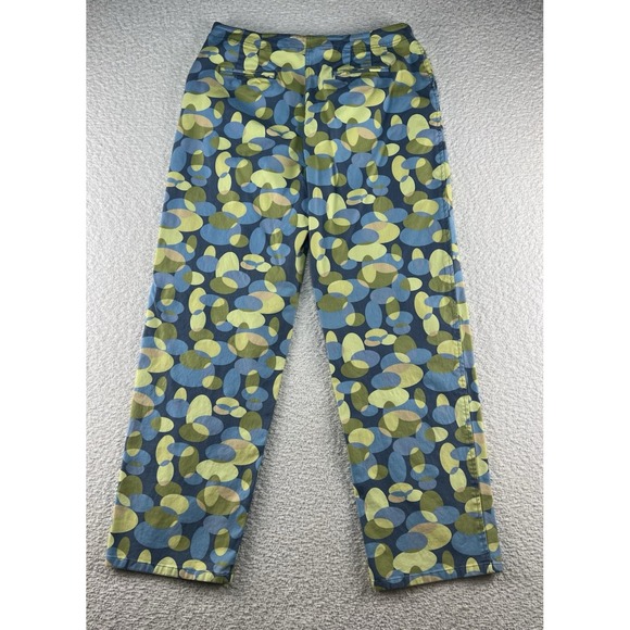 Talbots Overlapping Oval Circles 4-Pkt Light Stretch Canvas-Like Pants Wm's 14 - Picture 5 of 9